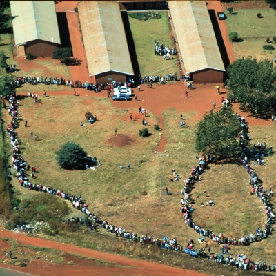 Elections in South Africa.